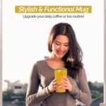 Copco Cone 16oz Insulated Travel Mug with Handle, Double Wall, Slide-Closure Lid, BPA-Free, Microwave & Dishwasher Safe, Reusable Plastic Travel Coffee Tumbler - Portable Coffee Cup (Mustard) - Image 3