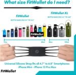 FitWallet™ Water Bottle Phone Holder & Sleeve | Strap Carrier & Pouch for Gym, Running, Hiking, Travel | Gym Bag Alternative Holds Phone, Keys & Accessories - Image 4