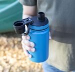 MIRA 12 oz Stainless Steel Kids Water Bottle - Metal Thermo Flask Keeps Cold for 24 Hours, Hot for 12 Hours - Double Wall Vacuum Insulated - Leak Proof BPA-Free Lid - Racecars - Image 3