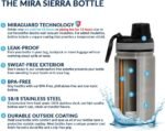 MIRA 12 oz Stainless Steel Kids Water Bottle - Metal Thermo Flask Keeps Cold for 24 Hours, Hot for 12 Hours - Double Wall Vacuum Insulated - Leak Proof BPA-Free Lid - Racecars - Image 5