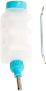 Lixit Top Fill No Drip Water Bottles for Rabbits, Ferrets, Hamsters, Guinea Pigs, Rats, Chinchillas and Other Small Animals (16 Ounce, Aqua) - Image 3