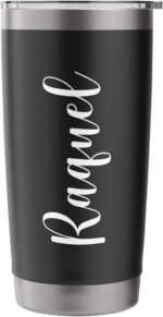 Raquel Personalized Name Travel Mug Stainless Steel Insulated Tumbler - Image 4
