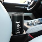 Raquel Personalized Name Travel Mug Stainless Steel Insulated Tumbler - Image 6
