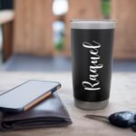 Raquel Personalized Name Travel Mug Stainless Steel Insulated Tumbler - Image 7