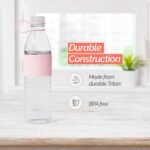 Copco Hydra 20 oz Tritan Water Bottle with Leak-Proof Lid & Textured Grip - BPA-Free, Dishwasher Safe, Easy Twist-Open for Ice & Fruit - Fits Cup Holders, Lightweight, Durable(Pink) - Image 4