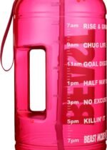 Hydra Cup Pink 64 oz Half Gallon Water Jug, Motivational Water Bottle with Straw & Time Markers, BPA Free - Image 4