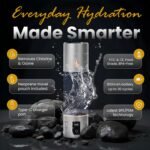 Premium Hydrogen Water Bottle Generator up to 4200 PPB with Latest SPE/PEM Technology 9.5oz Hydrogen Water Bottle Ionizer for Home, Office, Gym & Travel - Image 3