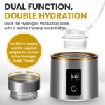 Premium Hydrogen Water Bottle Generator up to 4200 PPB with Latest SPE/PEM Technology 9.5oz Hydrogen Water Bottle Ionizer for Home, Office, Gym & Travel - Image 4