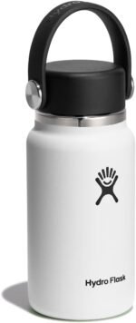 Hydro Flask Micro Bottle - Leak Proof Purse or Pocket Flask - Insulated Mini Water Bottle 6.7 Oz White - Image 4