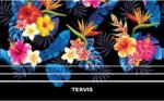 Tervis Traveler Tropical Collection Floral flower bright bold black hibiscus palm bird paradise Triple Walled Insulated Tumbler Travel Cup Keeps Drinks Cold & Hot, 20oz, Stainless Steel - Image 3