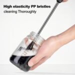 [3 Pack] Bottle Brush, 15 Inches Stainless Steel Long Handle Baby Bottle Scrub Cleaning Brushes with Straw & Lid Brushes for Sports Water Bottle, Cups, Coffee Mugs, Glasswares - Image 3