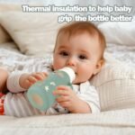 3 Pack Silicone Sleeves for Dr. Brown's Glass Baby Bottles - Drop Protection Baby Bottle Sleeves,Compatible with Dr. Brown's Newborn Glass Bottles,with Silicone Handles,8 oz - Image 6