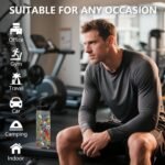 DUUV 18 Oz Water Bottle with Straw Lid, Sports Water Bottle for Boys Girls, Stainless Steel Vacuum Insulated Bottle, Sport Leakproof Tumbler for Gym Travel - Image 4