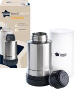 Tommee Tippee Portable Travel Baby Bottle and Food Warmer, Thermal Insulation, Stainless-Steel Flask with Leak-Proof Lid - Image 3