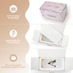 Personalized Glass Cups with Lids and Straws, Monogrammed Gifts for Women, Custom Tumbler, Cute Customized Mug, Aesthetic Stuff, Initial Iced Coffee Cup, Birthday Bridesmaid Gifts, M - Image 6