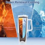 Personalized Tumbler with Handle and Straw, Ships Next Day - 40 Oz Custom Insulated Stainless Steel Tumblers with Name, Customized Travel Coffee Cup, Personalized Photo Gift for Dad, Husband - Image 5