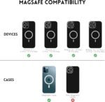 Water Bottle with Magnetic holder compatible with for iPhone - Stainless Steel Gym & Sports Bottle for Men and Women - Spout Lid - Insulated Double Walled - Leak Proof Thermos - 24 (Black) - Image 4