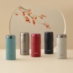 TIGER Made in Japan Vacuum Insulated Stainless Steel Water Bottle, 16 oz (480ml), WF - Moon White - Image 6