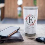 Floral Emily Name Flower Personalized Name Emily Stainless Steel Insulated Tumbler - Image 8