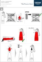 GROHE 40848DL0 Blue Thermal Drinking Bottle, Warm Sunset Brushed - Image 4