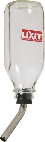 Lixit Heavy Duty Deluxe Glass Water Bottles for Birds, Dogs and Small Animals. (32oz Medium Tube) - Image 4