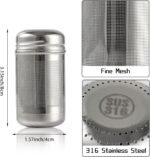 316L Stainless Steel Fruit Infuser for Water Bottles & Pitchers,BPA-Free Plastic-Free,Hot/Cold Safe Dishwasher Safe(2-Pack, M) - Image 4