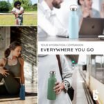 Bambaw 1 Litre Stainless Steel Water Bottle, Light Blue Water Bottle, BPA-Free Non-Insulated Sports Bottle, 1 Litre Stainless Steel Bottle – Polar Blue - Image 8