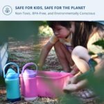 Re-Play 12 oz Water Bottle for Kids - Vacuum-Insulated Stainless Steel Tumbler with Flip-Straw, Spill and Leak-Proof Design, Dishwasher and Freezer Safe, 2 Pack Aqua Asst and Denim - Image 5