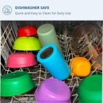 Re-Play 12 oz Water Bottle for Kids - Vacuum-Insulated Stainless Steel Tumbler with Flip-Straw, Spill and Leak-Proof Design, Dishwasher and Freezer Safe, 2 Pack Aqua Asst and Denim - Image 6