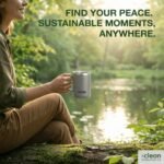 Coffee Mug Travel Mug Insulated 12 Oz | Ceramic Lined Travel Cup with Lid | Reusable Office Mug Double Wall Vacuum Eco-Friendly BPA-Free (Gray) - Image 7