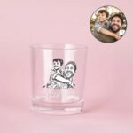 Custom Photo Whiskey Glass Gift for Him Personalized Engraved Whiskey Glasses Gift for Dad Cocktail Glass Personalized Glass Gifts for Men Custom Photo Glass - Image 3