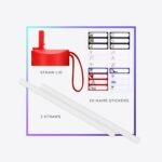 IRON °FLASK Kids Water Bottle - Straw Lid, 20 Name Stickers, Vacuum Insulated Stainless Steel, Double Walled Tumbler Travel Cup, Thermos Mug - Monsters Crew, 14 Oz - Image 4