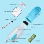 Dog Water Bottle with Food Container & Poop Bag Holder, Travel Water Bowl, Portable Pet Dispenser, Dog Gifts Stuff Accessories Items, Puppy Essentials for Yorkie Chihuahua Walking Hiking - Image 4
