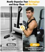 Nuovoware Water Bottle Carrier Bag,25oz/40oz/64oz Bottle Pouch Holder,Adjustable Shoulder Hand Strap 2 Pocket Sling Neoprene Sleeve Sports Accessories for Hiking Travelling Camping - Image 4