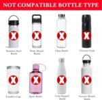 Linkidea Disposable Water Bottle Sleeve Compatible with Smartwater 16.9/20Fl Oz, Evian 16.9Fl Oz, Insulated Neoprene Plastic Bottled Water Cover Holder with Lockable Zipper, Pink - Image 5