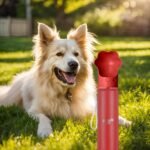 Stainless Steel Dog Travel Water Bottle, Vacuum Insulated Portable Dog Water Dispenser, Drink Cup and Snack Container On The Go, Outdoor Walking, Hiking, Travel (Red, 22oz) - Image 5