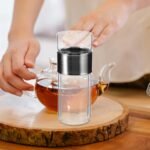 Double Glass Tea Infuser Bottle for Loose Leaf Tea Brewing Travel Friendly Tumbler for Coffee and Fruit Infused Water - Image 4