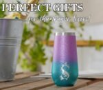 Onebttl Personalized Champagne Tumbler for Women, 6 oz Champagne Flute Insulated Tumbler for Birthday and Christmas - W - Image 6