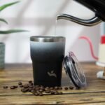 10 oz Tumbler with Handle and 2 Straw 2 Lid, Insulated Water Bottle Stainless Steel Vacuum Cup Reusable Travel Mug,Black - Image 7