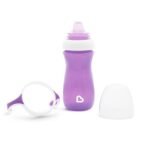 Munchkin® Gentle™ Transition Sippy Cup with Trainer Handles, 10 Ounce, Purple - Image 3