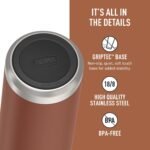 THERMOS ICON SERIES Stainless Steel Water Bottle with Spout - 24 Ounce, Saddle - Vacuum Insulated Water Bottle with Lid - Image 5