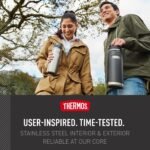 THERMOS ICON SERIES Stainless Steel Water Bottle with Spout - 24 Ounce, Saddle - Vacuum Insulated Water Bottle with Lid - Image 8