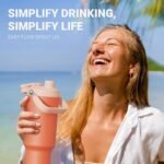 50 oz Insulated Tumbler, Double Wall Vacuum Stainless Steel Cup with Handle and Spout Lid, For Cold/Hot Drinks, Coffee Travel Mug for Car Holder/Home/Office/Party/Camping (Lilac-1 Pack) - Image 3