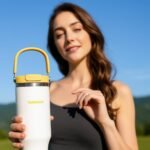 40 oz Insulated Stainless Steel Bottle with 2-in-1 Straw and Spout Lid, Water Bottle with Carry Handle Keep Cold 24H, Leak-Proof, Fits in Car Cup Holder, Travel, and School（Purple） - Image 9
