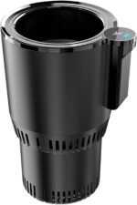 2-in-1 Smart Car Cup Cooler and Heater, Smart Cup for Car with LED Temperature Display Touch Control, Keep Drink Cold or Hot in Car Cup Holder Fits in Commuter Road Tripper, Black - Image 3