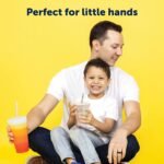 Silipint 8oz Silicone Tumbler with Straw and Lid – Unbreakable, BPA Free, Non-Toxic, Dishwasher, Microwave, Freezer Safe Tumbler Cup – Reusable Drinkware for Juice, Smoothies, Coffee (Taffy Twist) - Image 4