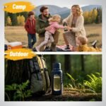 34 oz Travel Water Bottle, Anti-Slip and Anti-Scalding Sports Water Bottle, Waterbottle for Adults with Cup Brush Suitable for Outdoor Sports,Camping, Traveling - Image 8