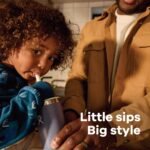 Hydro Flask Kids 12 Oz Tumbler with Lid and Straw for School - Insulated Stainless Steel in Seaspray Blue - Image 8