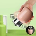 Mini 7 oz Stainless Steel Water Bottle, Small Vacuum Insulated Water Bottle Leak Proof Sport Tumbler Cup Hot and Cold Water Bottle for Women Girls Kids Gift Milk Tea Lunch (Peach pink) - Image 6