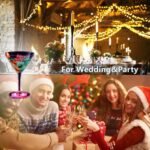 Neliky 20pcs LED Coaster, Light Up Coasters, LED Bottle Light, Bottle Glorifier, LED Stickers Coaster Light Up for Drinks, Flash Light Up Cups Perfect for Party Weeding Bar (White) - Image 5